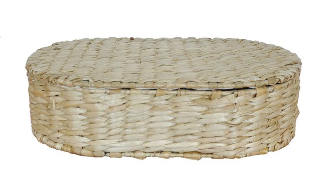 Коробка прямокутна з кришкою, з кукурудзяного волокна (шт)(38*25*Н13)