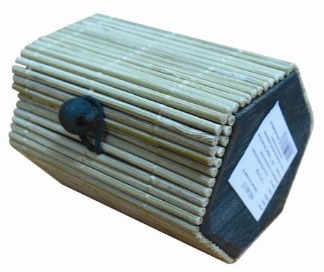 Скринька 6-ти кутова з бамбуку (7.5*5.5*Н6) 8601 46115