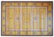 Циновка из бамбуковых палочек с подкладкой и рисунком (60*90) 8606 53289-S - 1