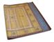Циновка из бамбуковых палочек с подкладкой и рисунком (60*90) 8606 53289-S - 2